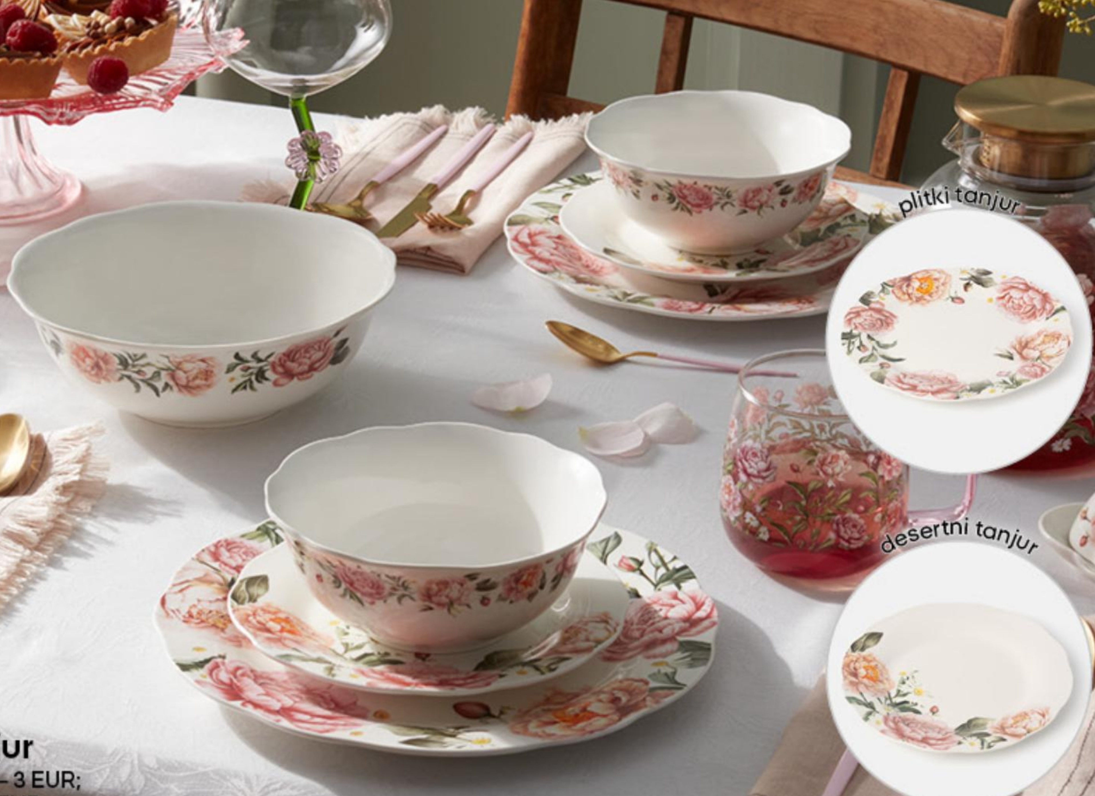 Porculanski tanjur - Akcija u trgovini Pepco