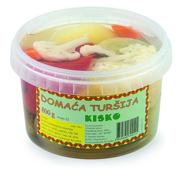Domaća turšija 800 g - Akcija u trgovini Studenac