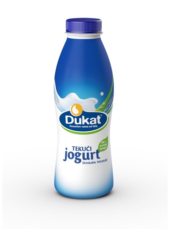 Jogurt tekući Dukat 500 g - Akcija u trgovini Bakmaz