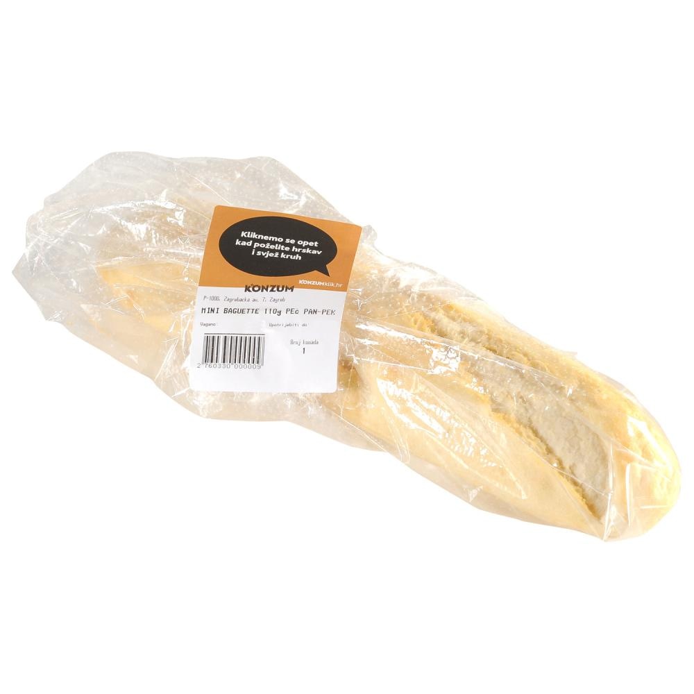 Mini Baguette 110g - Akcija u trgovini Konzum