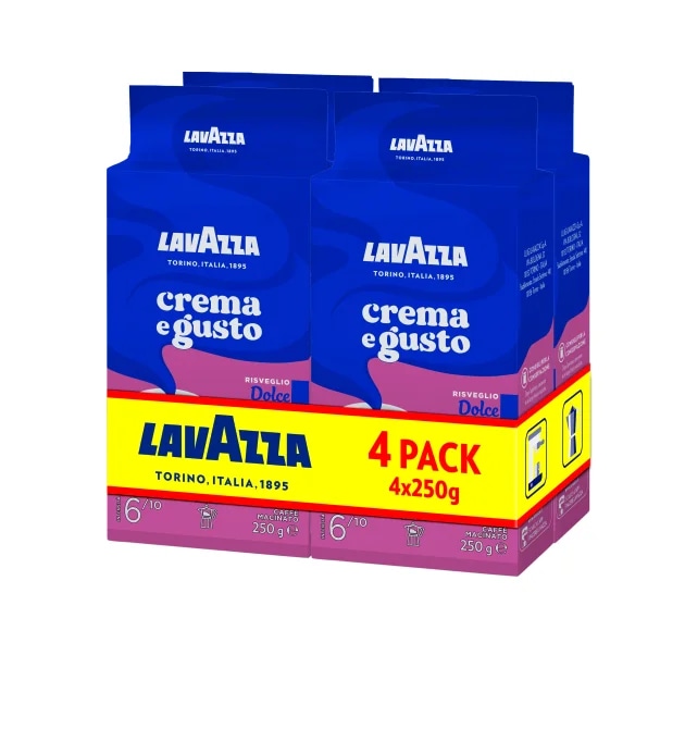 Lavazza Mljevene Kave Crema e Gusto 4x250 g