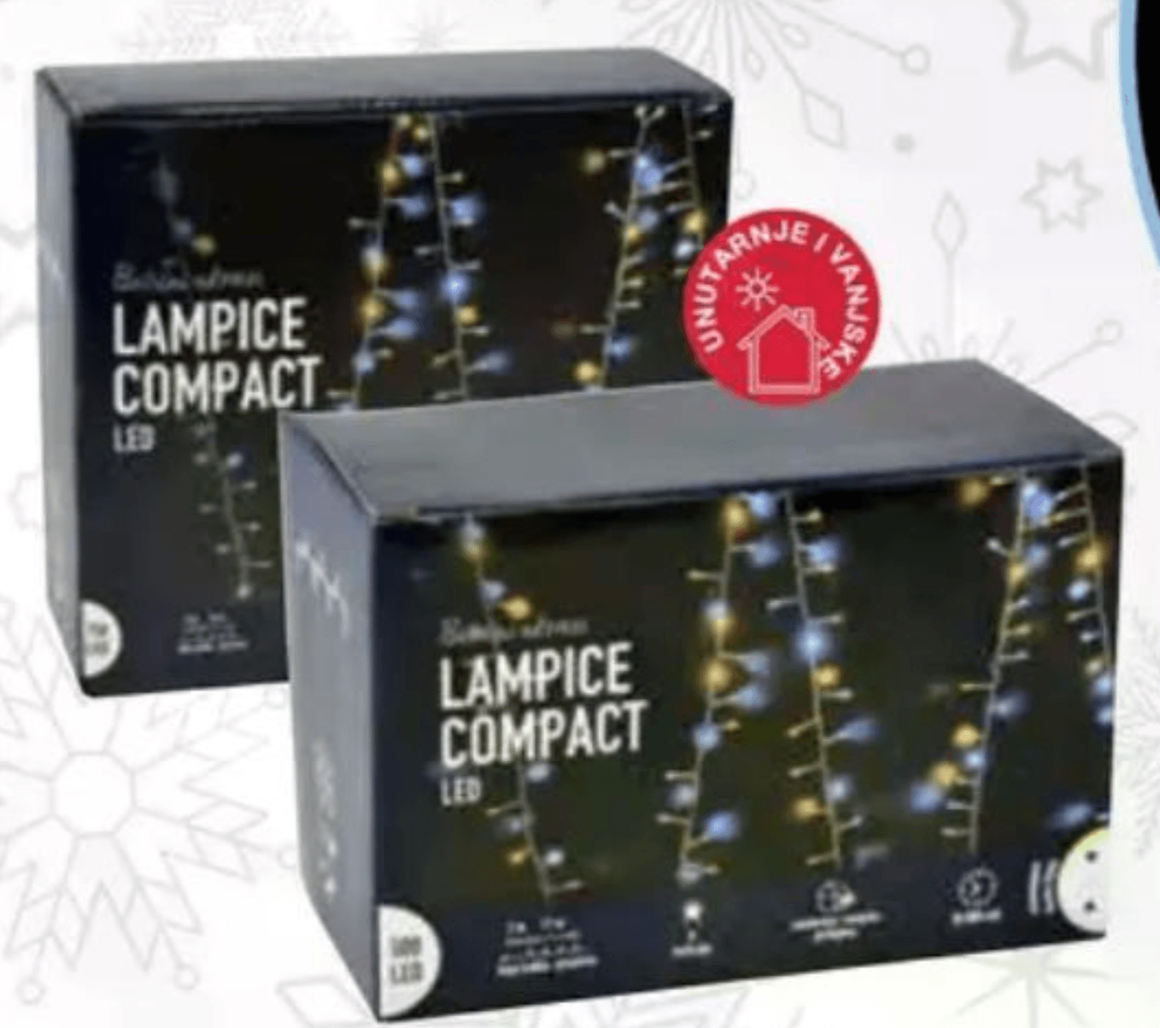 LED božićne lampice SIGA 200 L, 6 m