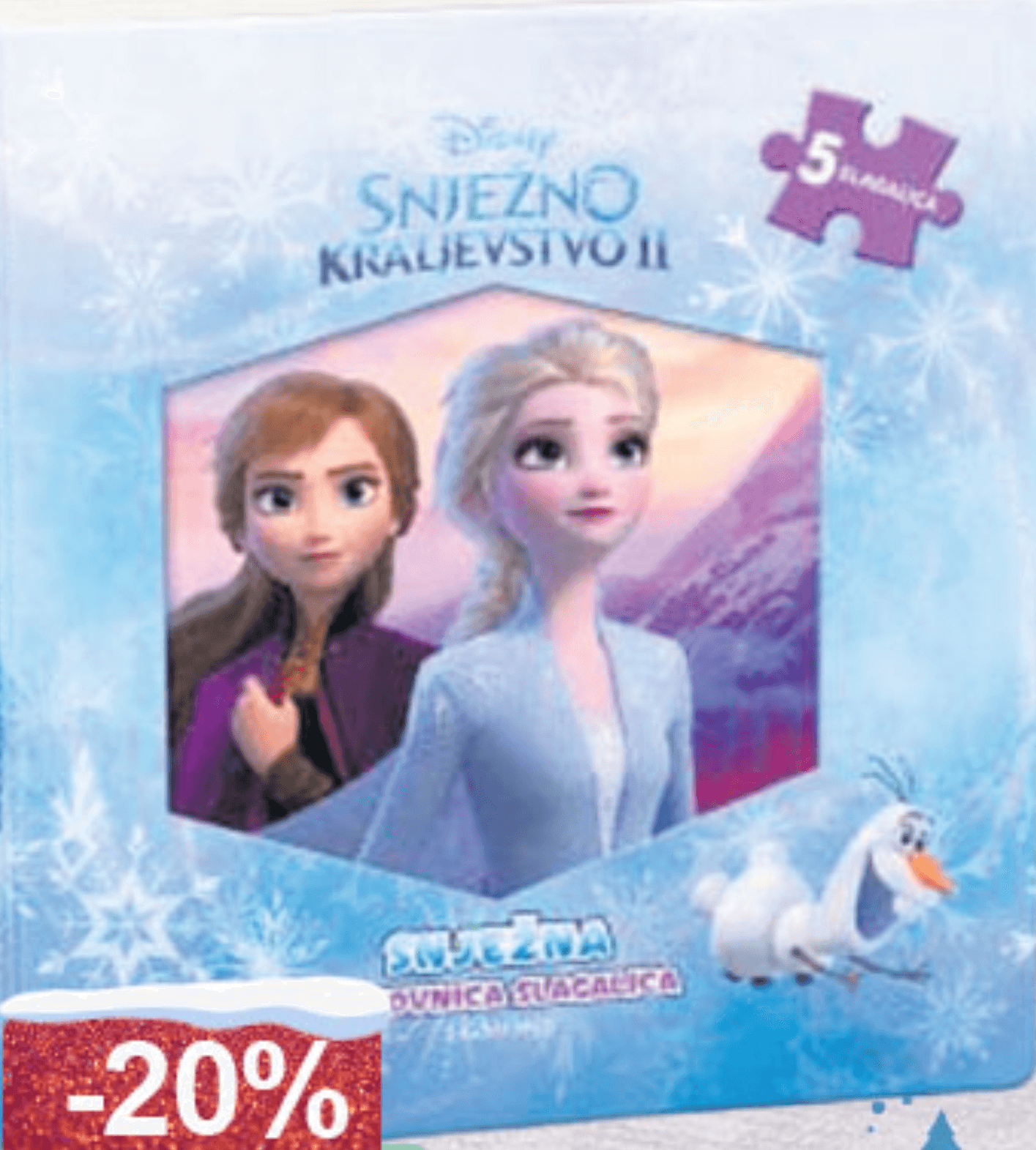 Disney Snježno kraljevstvo Slikovnica slagalica