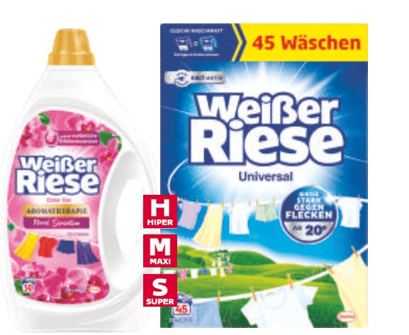 Weißer Riese Deterdžent za pranje rublja 2,32 L ili 2,475 kg