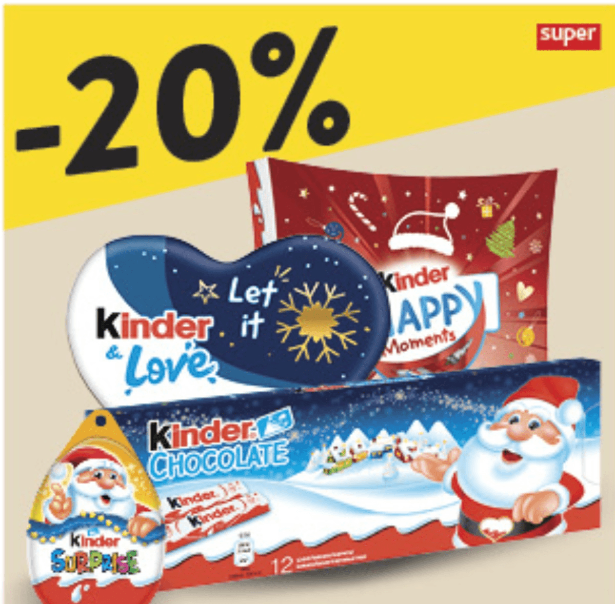 Odabrani Kinder prigodni slatkiši Kinder