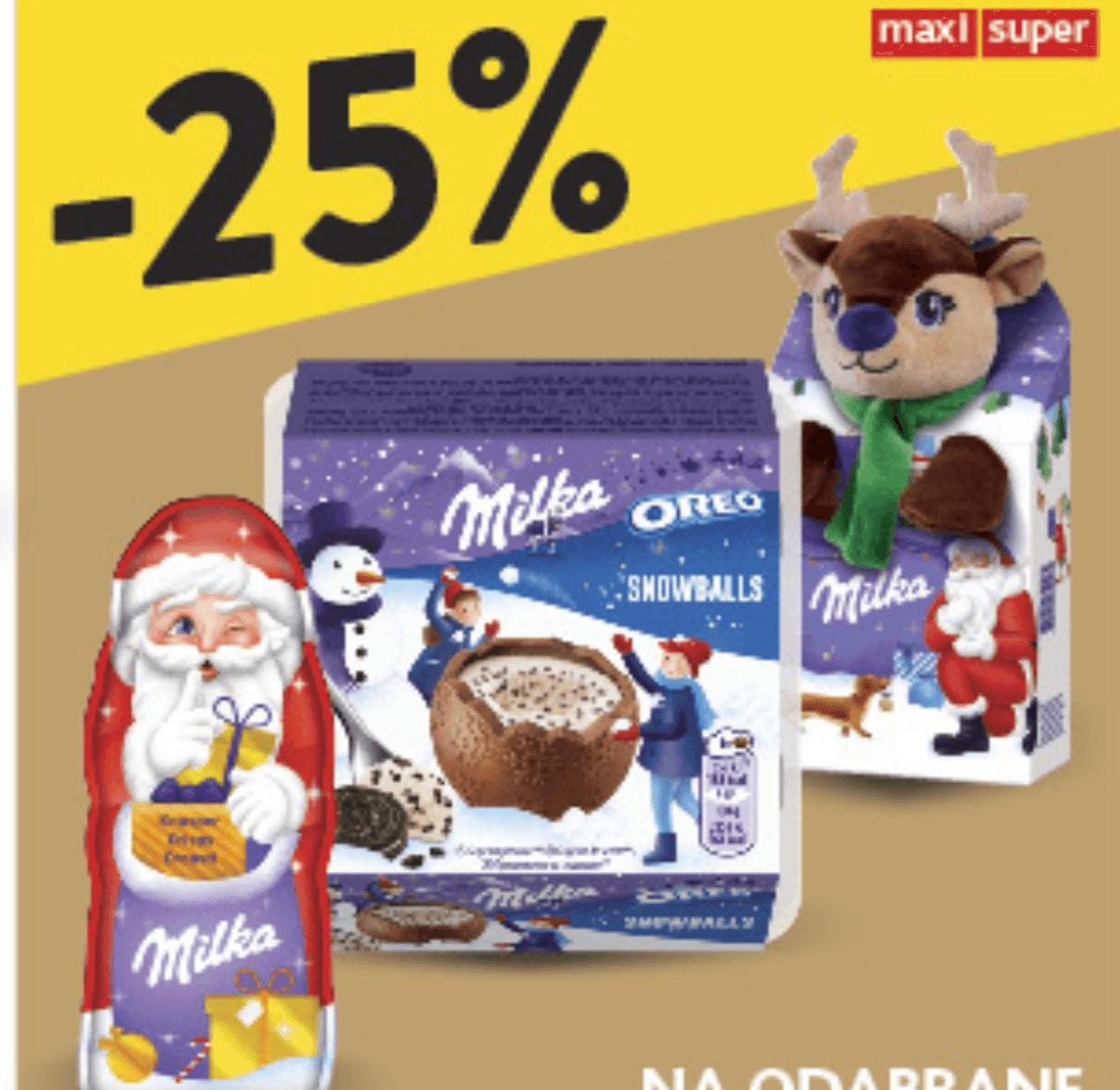 Odabrani Milka božićni slatkiši