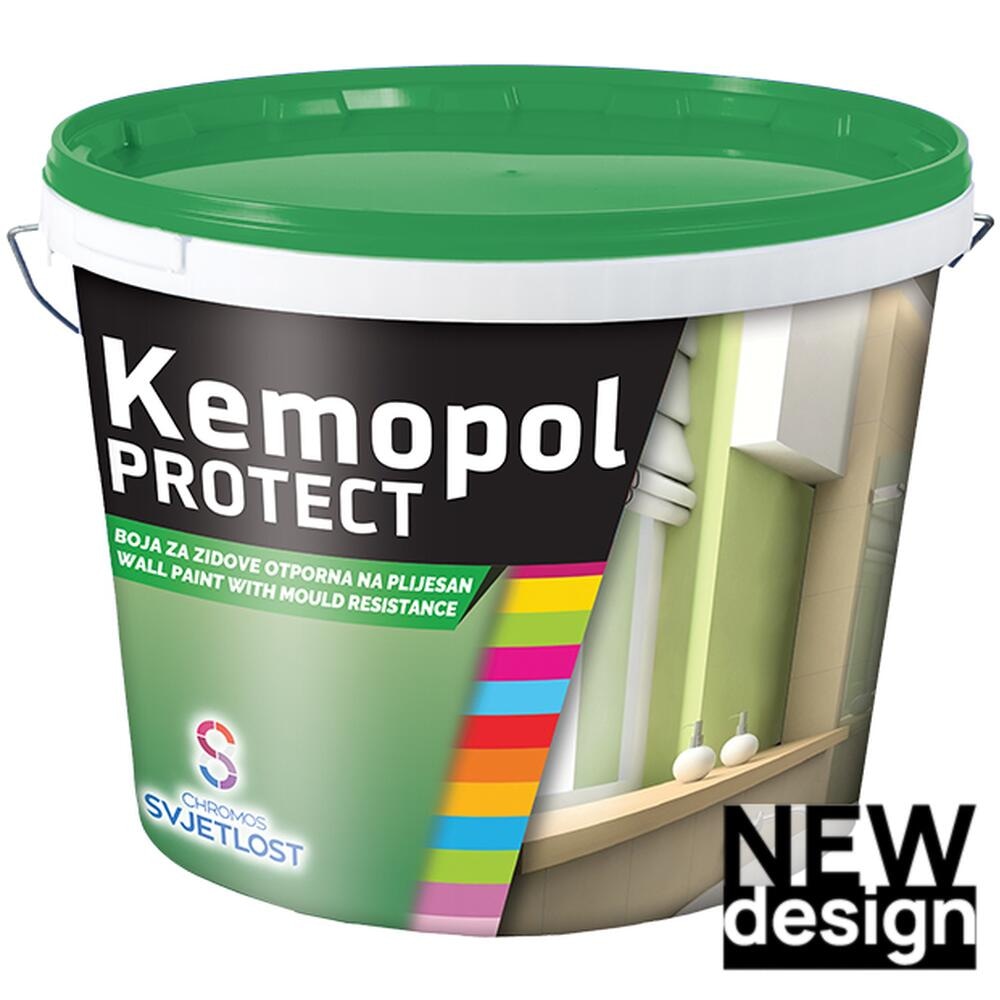 Unutarnja boja za zid KEMOPOL PROTECT 15 l - Akcija u trgovini Pevex