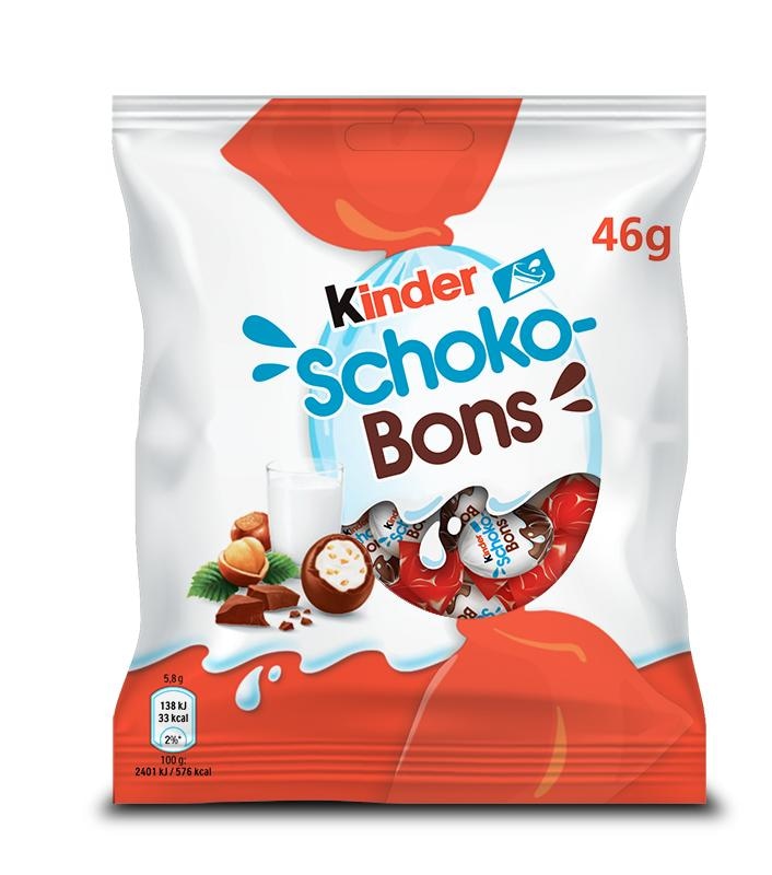 Kinder Schoko Bons ili Happy Moments od 46 g do 200 g