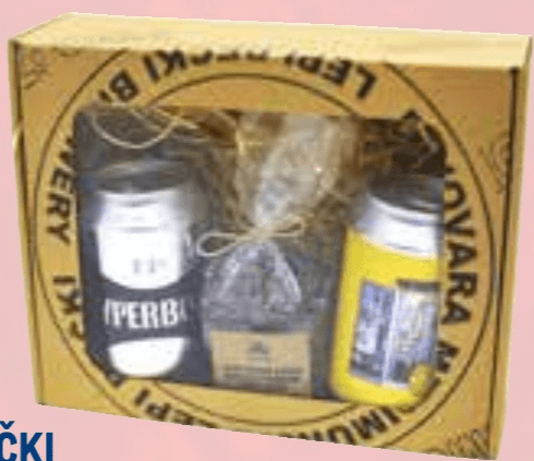 Lepi Dečki Hedonist Pivo Poklon Paket 2x0,33 l