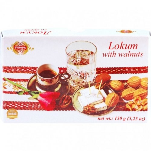 Evropa Rahatlokum s orasima 150 g