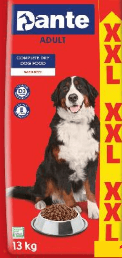Dante Hrana za pse 13 kg - Akcija u trgovini Kaufland