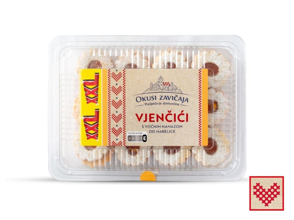 Vjenčići marelica XXL 800 g Okusi zavičaja - Akcija u trgovini Lidl