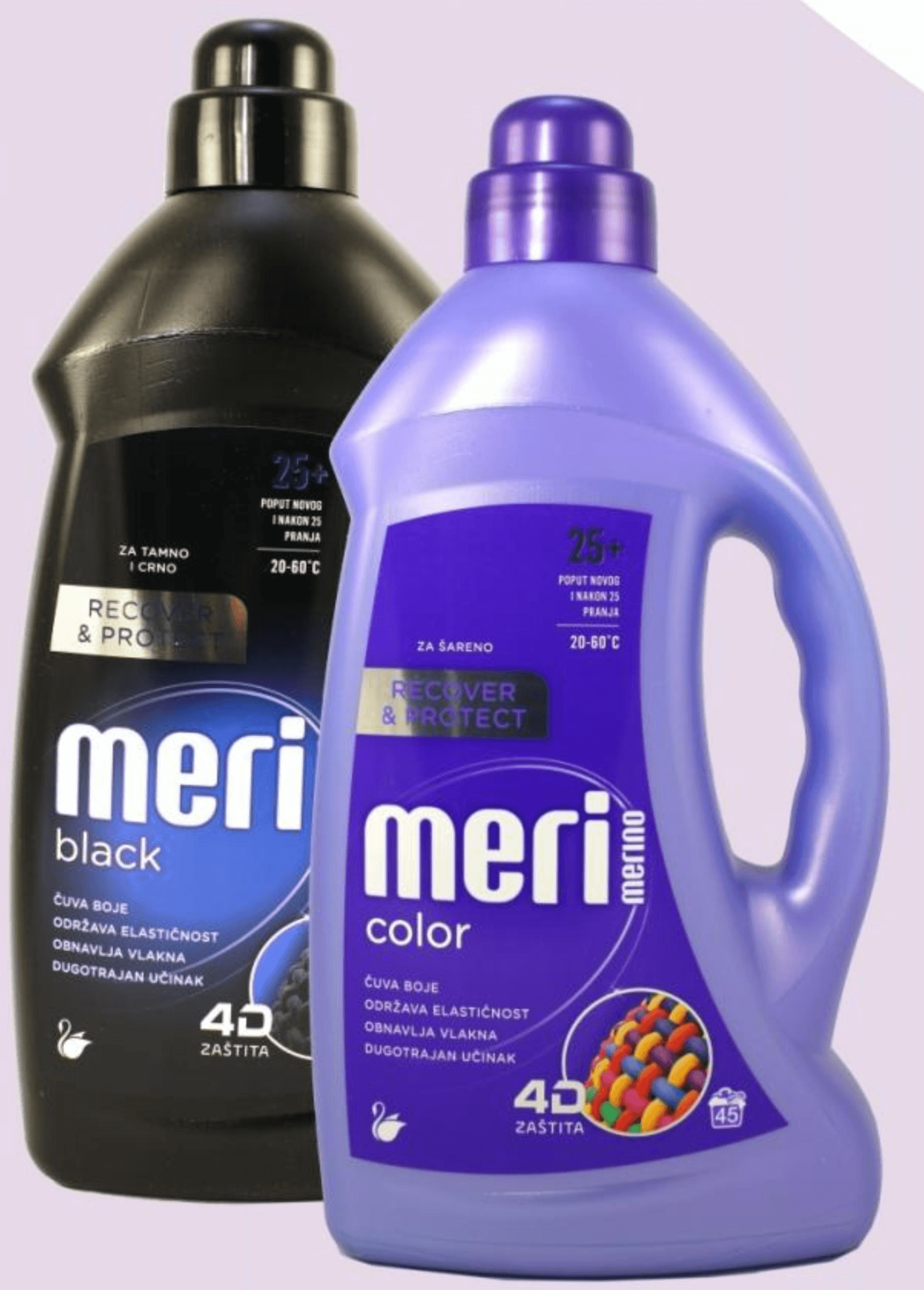 Deterdžent Merino Colour, Black 2,7 l