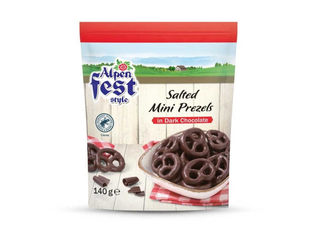 Alpen Fest Mini čokoladni pereci 140 g - Akcija u trgovini Lidl