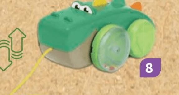 EKO+ Krokodil na povlačenje