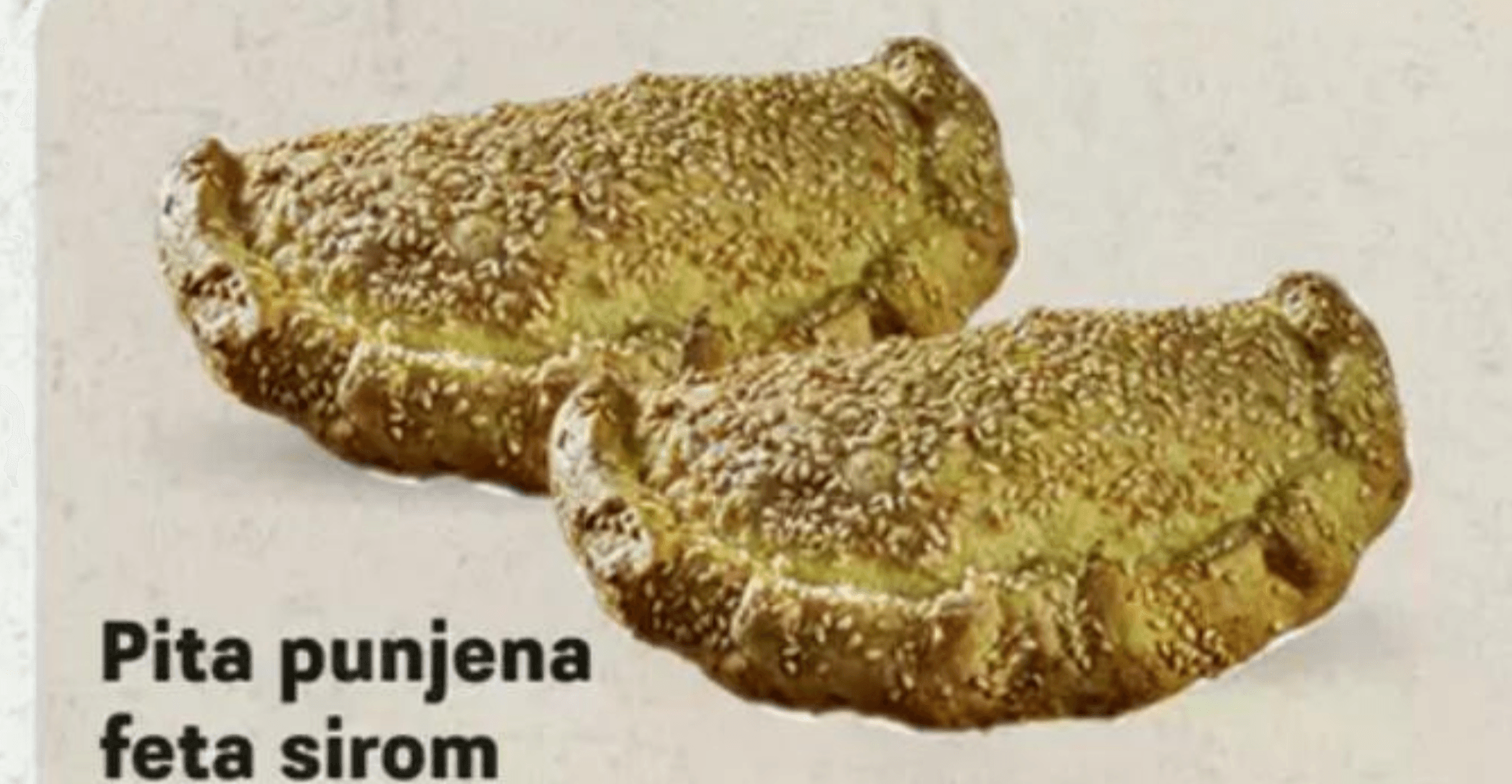 Pita punjena feta sirom i medom ili tradicionalnim Katiki Domokos sirom 170 g