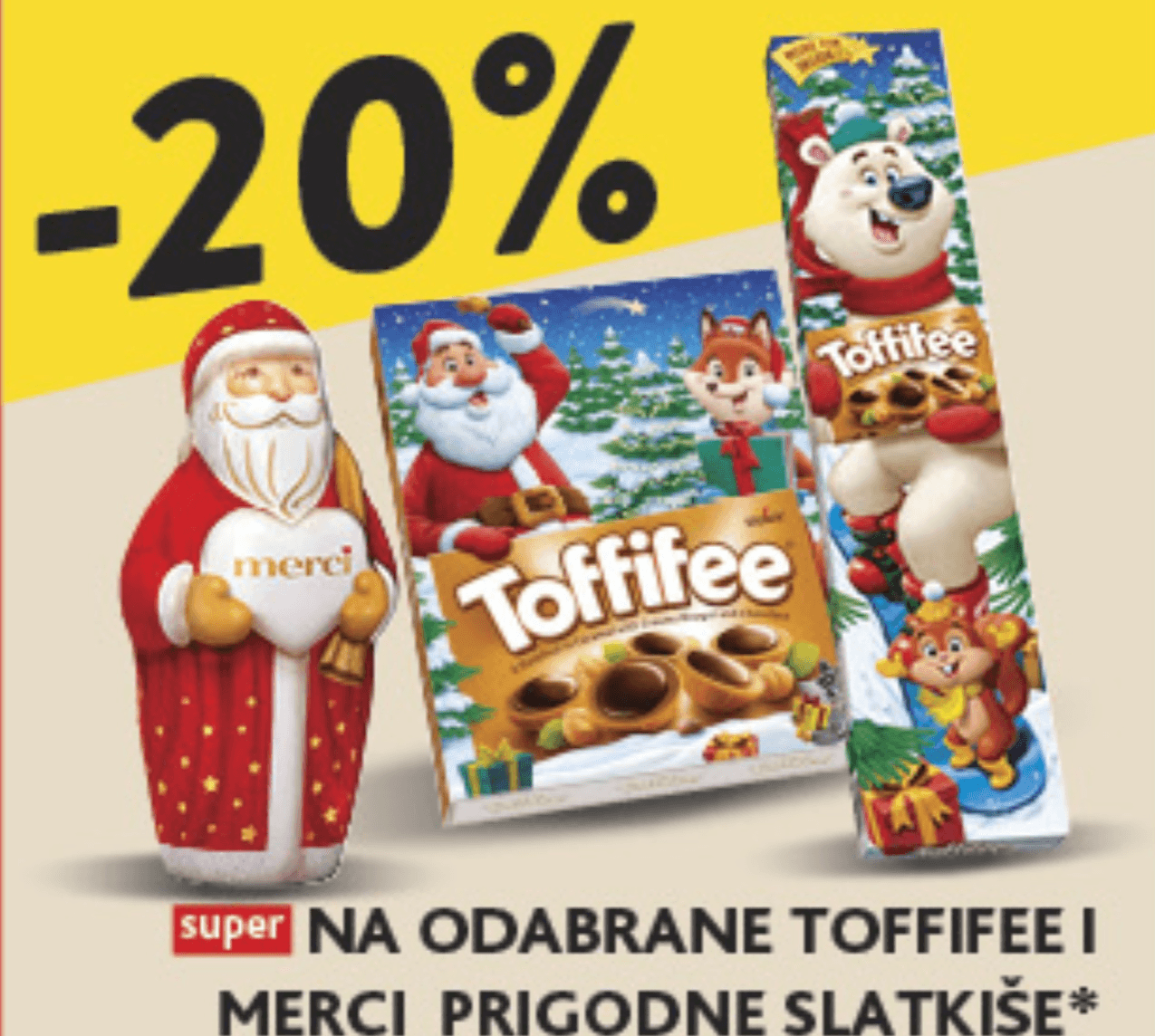 Odabrani Toffifee i Merci prigodni slatkiši
