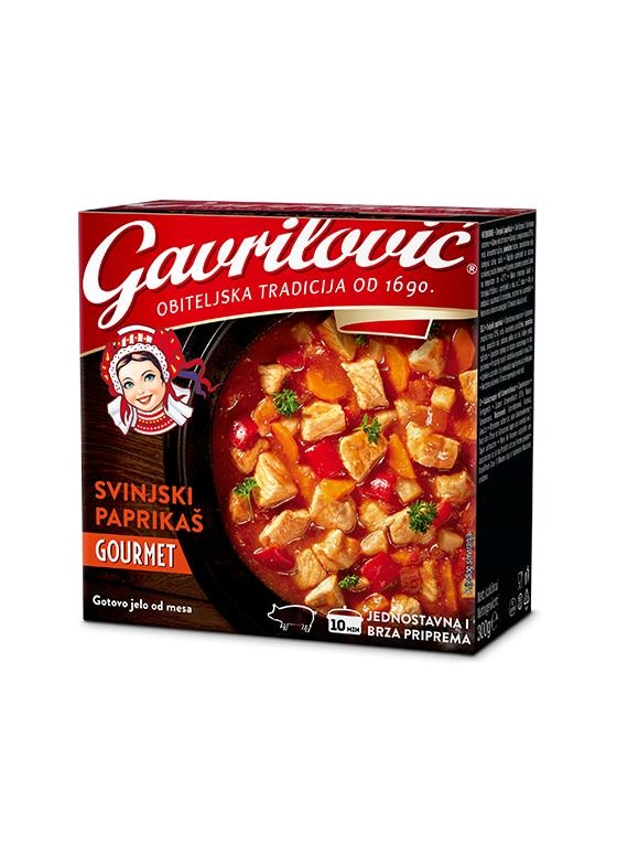 Gavrilović Mesne okruglice ili Svinjski paprikaš 300 g