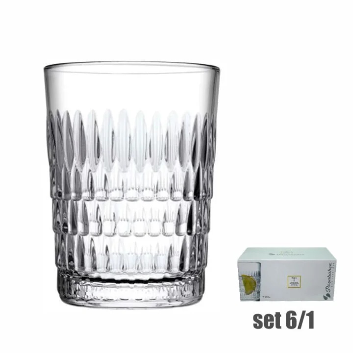 KB Čaše rain staklene set 6/1, 250ml - Akcija u trgovini Pivac