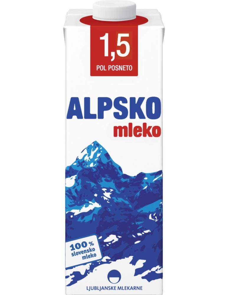 Alpsko Trajno mlijeko 1 L - Akcija u trgovini Tommy
