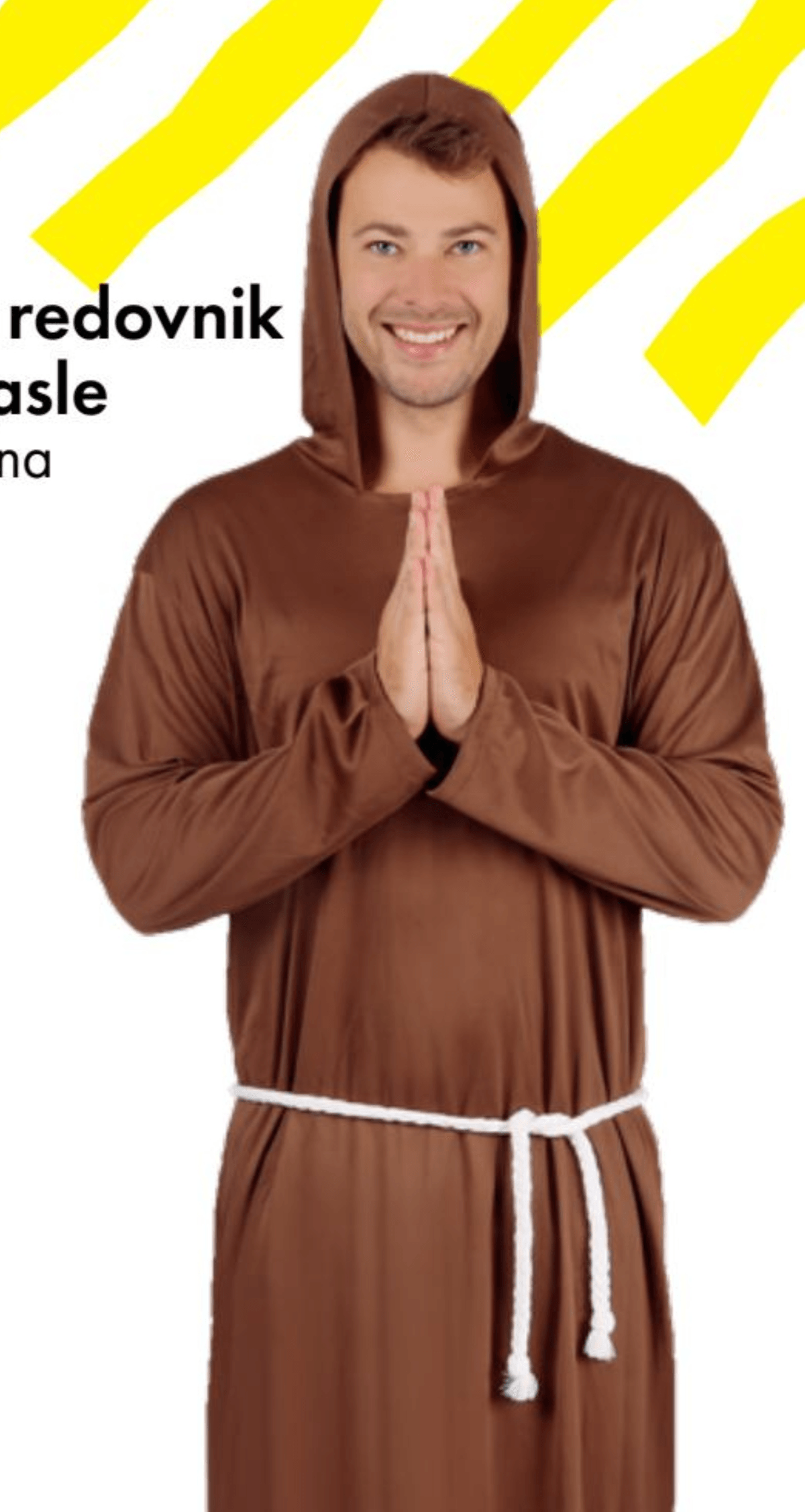 Kostim redovnik - Akcija u trgovini Tedi