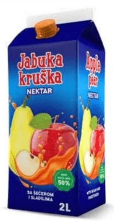 Nektar od jabuke i kruške 2 L - Akcija u trgovini Eurospin