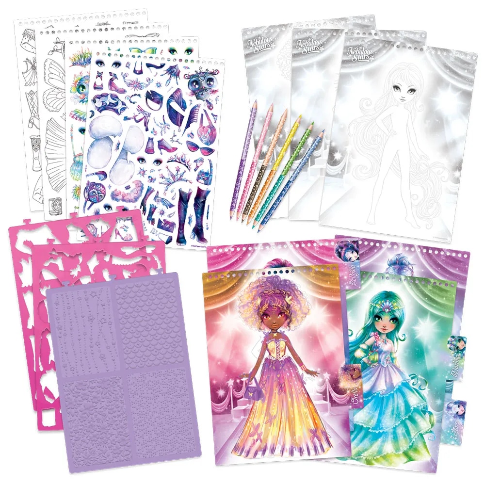 Modni blok za crtanje - Astral bal Nebulous Stars