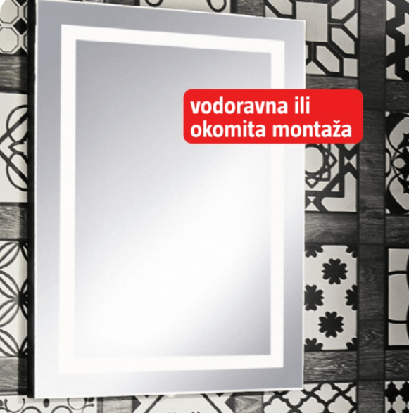Ogledalo s LED rasvjetom - Akcija u trgovini Bauhaus