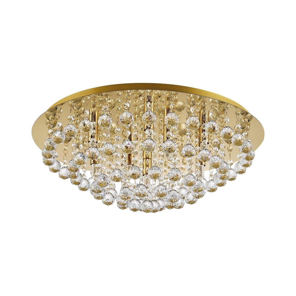 Stropna svjetiljka s kristalima