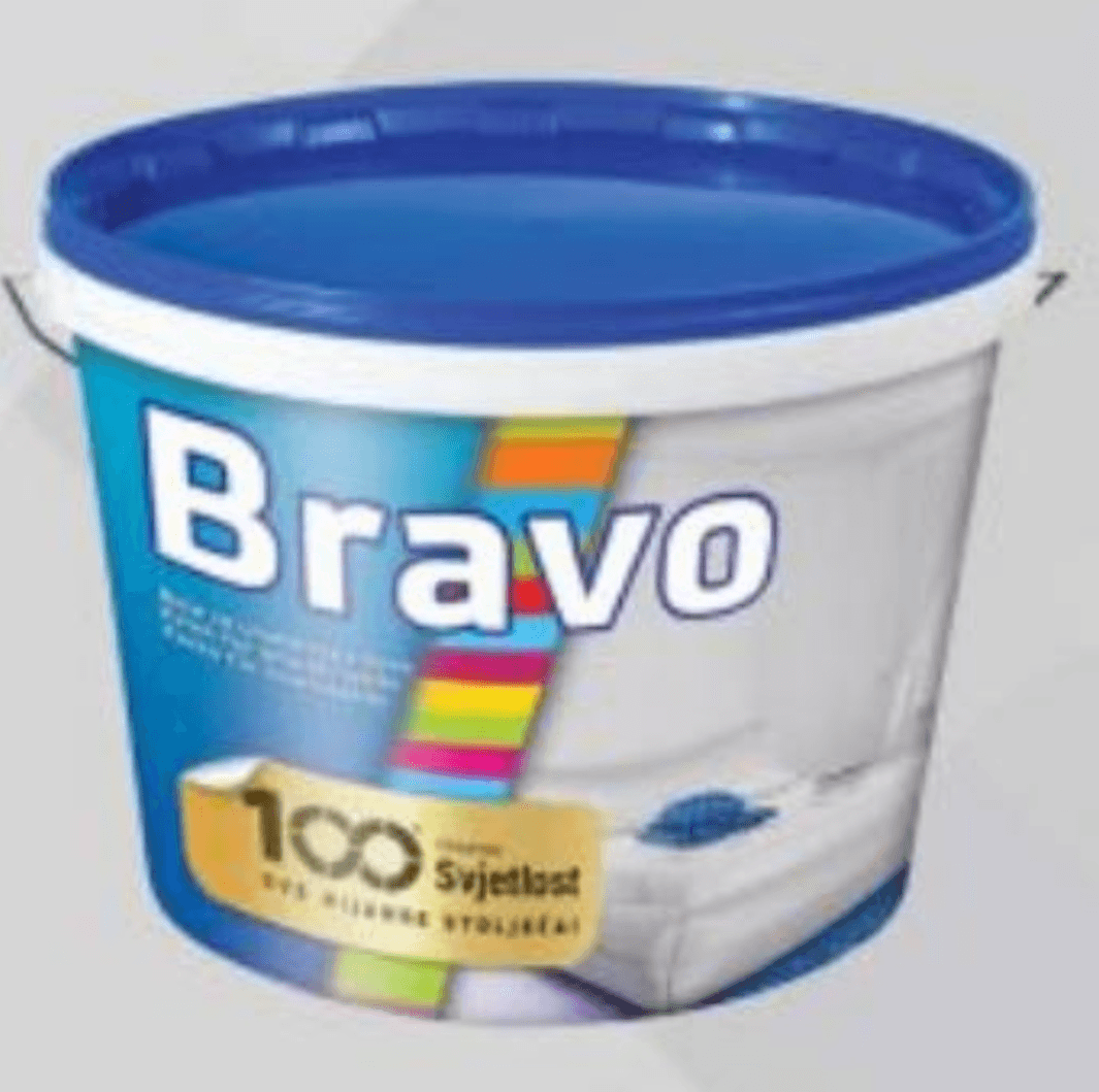 Bijela boja za unutarnje zidove 10 l - Akcija u trgovini Merkury