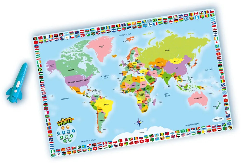 Karta svijeta - MyMap World Tour