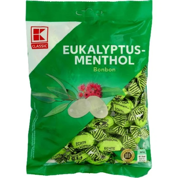 Eukalyptus-Menthol Bonbon 250 g - Akcija u trgovini Kaufland