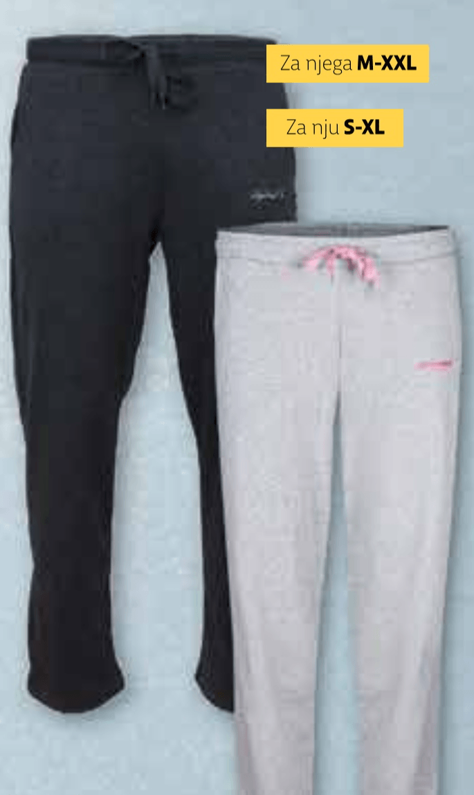 Sportske hlače - Akcija u trgovini Plodine