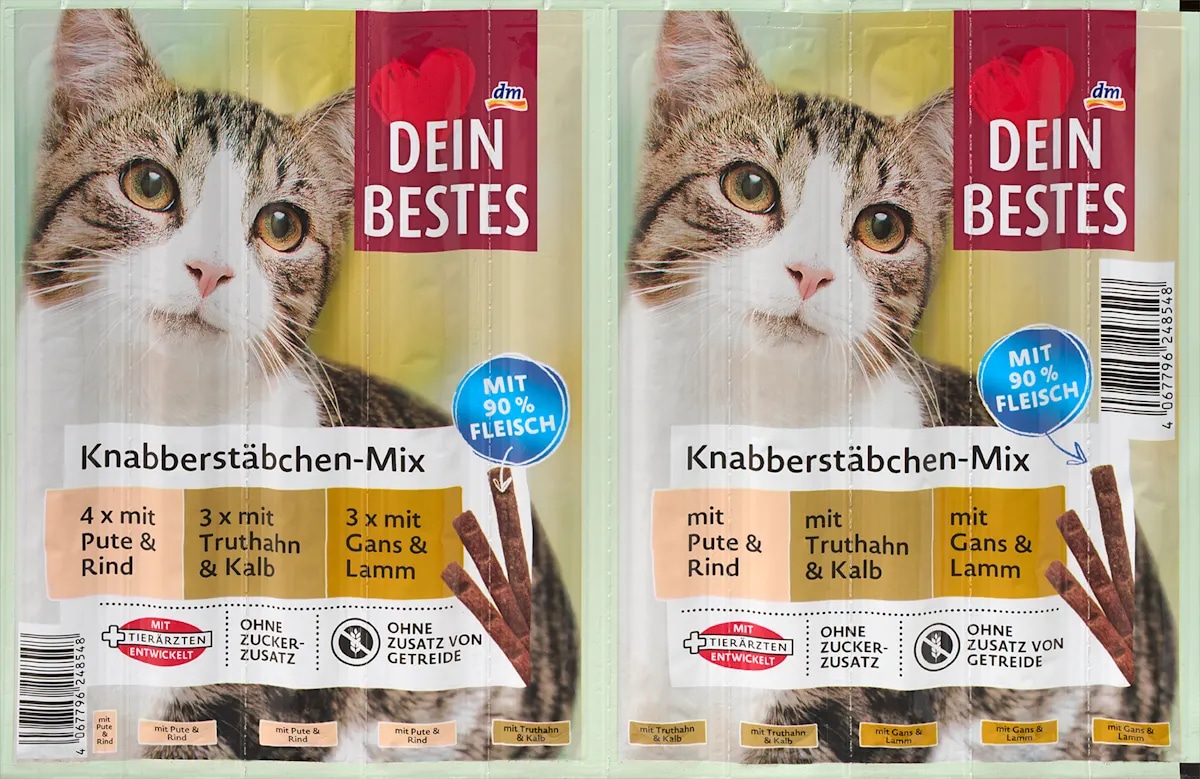 Dein Bestes hrana za mačke miks štapića 10x5 g, 10 kom. - Akcija u trgovini Dm