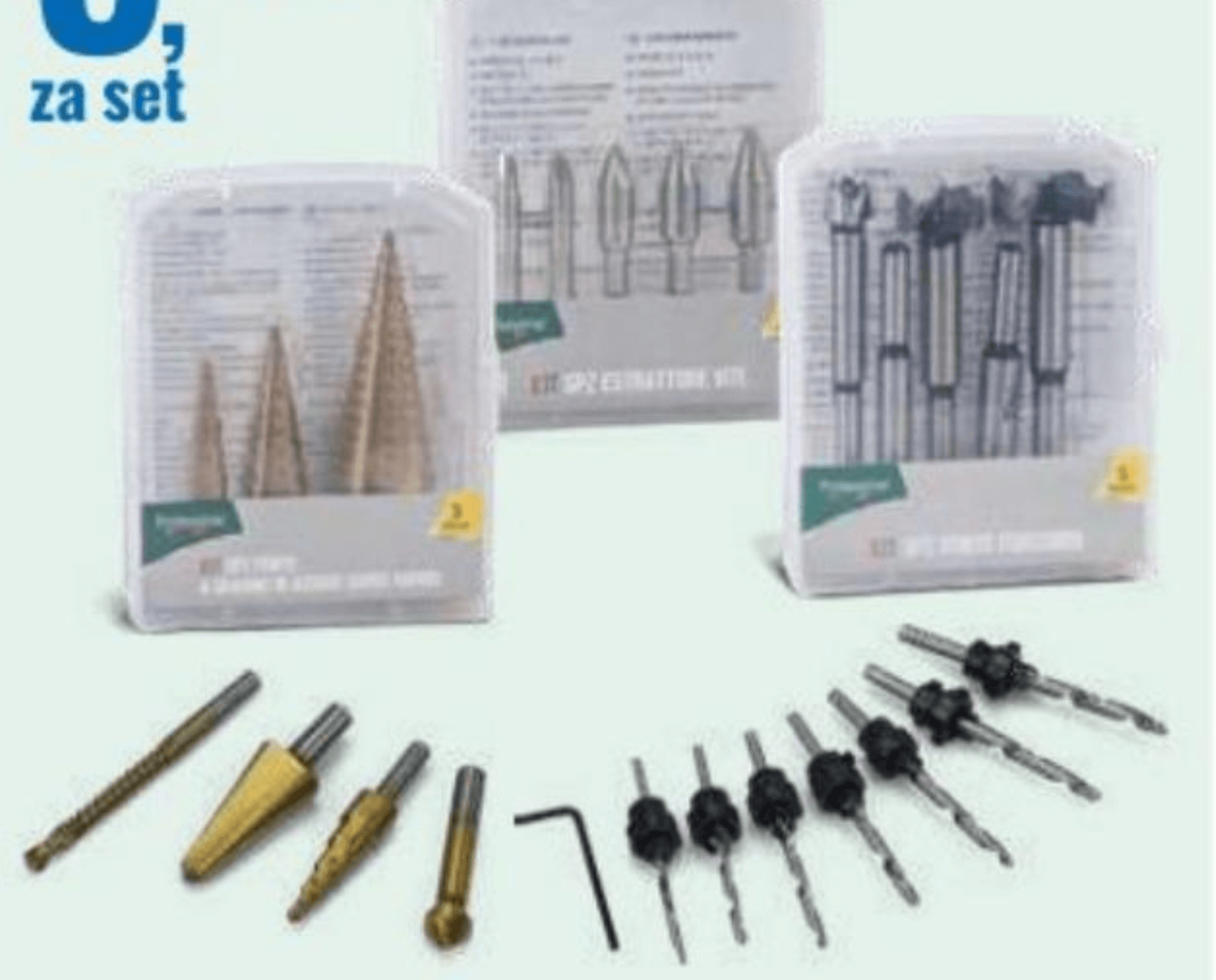 Komplet svrdla - Akcija u trgovini Eurospin