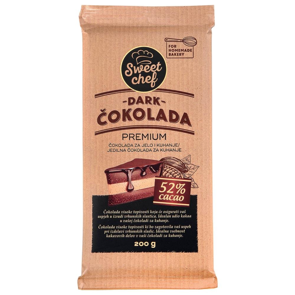 Sweet Chef Čokolada za kuhanje 200g