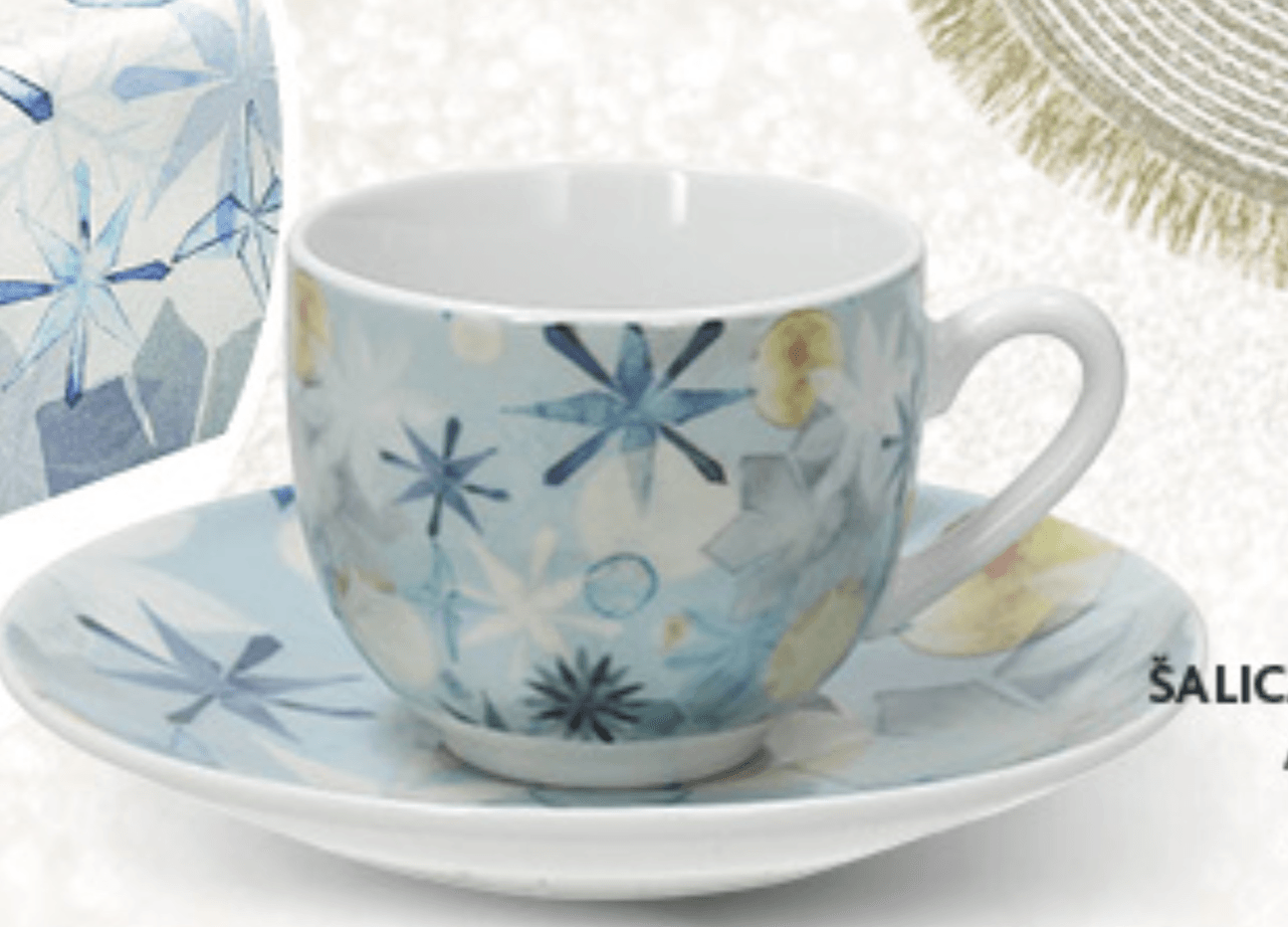 Šalica i tanjurići 1 set Tognana