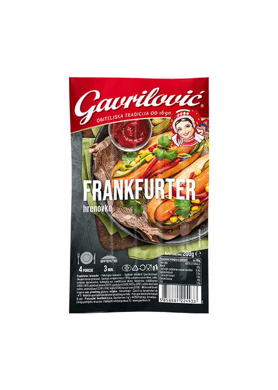 GAVRILOVIĆ Frankfurter hrenovke 200 g - Akcija u trgovini Kaufland
