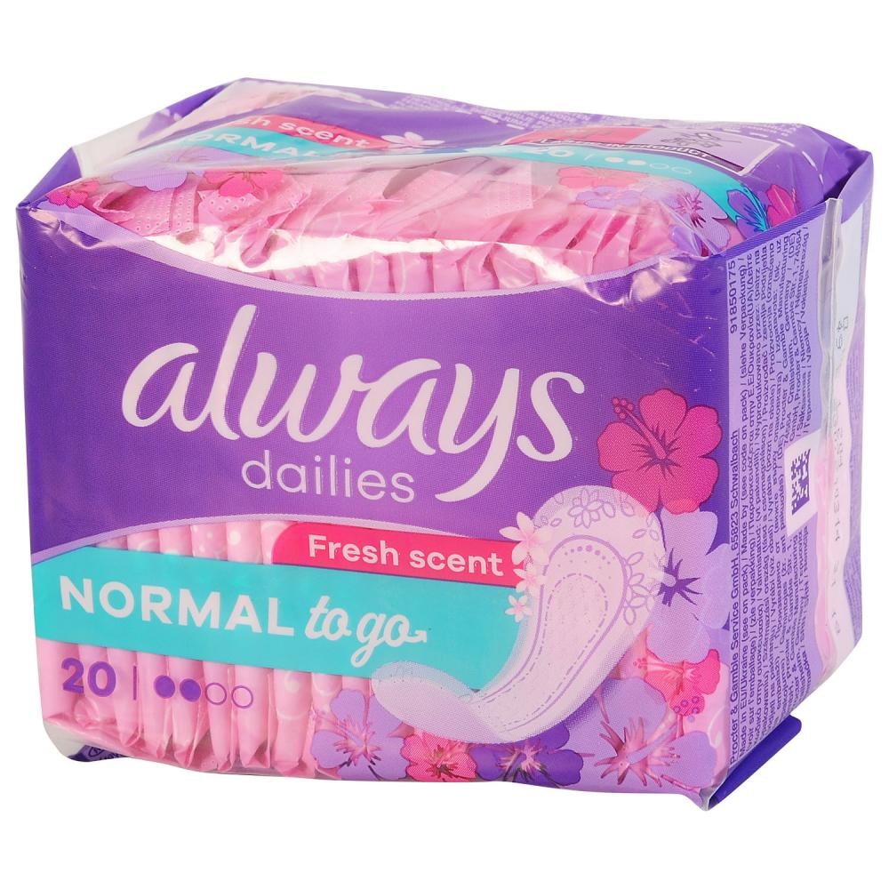 Always Normal Fresh dnevni ulošci 20/1 - Akcija u trgovini Bipa