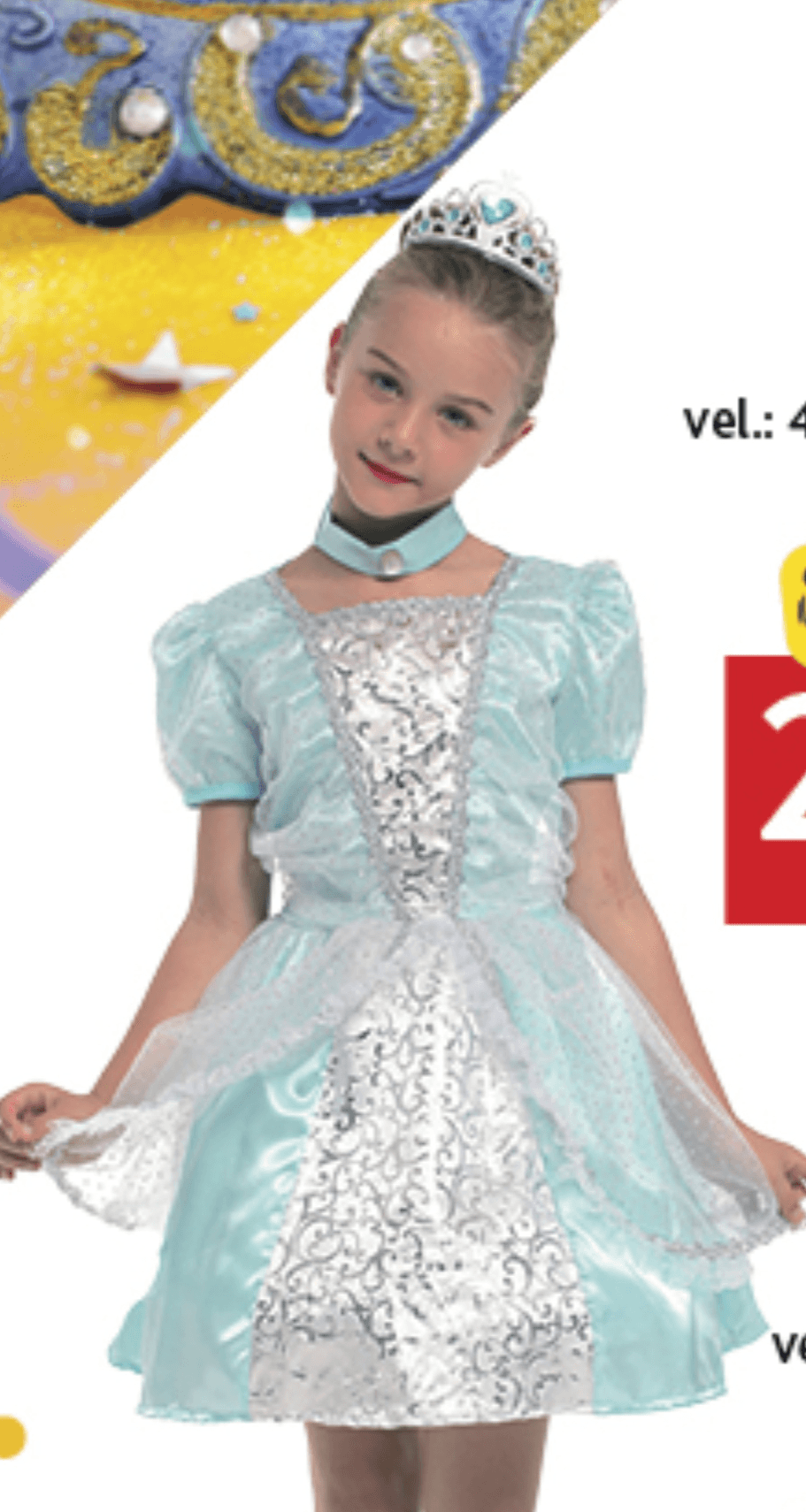 Kostim prekrasna princeza vel.: 4-14 god., kom - Akcija u trgovini Konzum