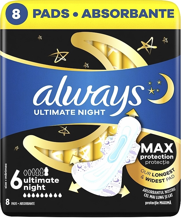 Always Ultimate Night Max Protect 6 kom
