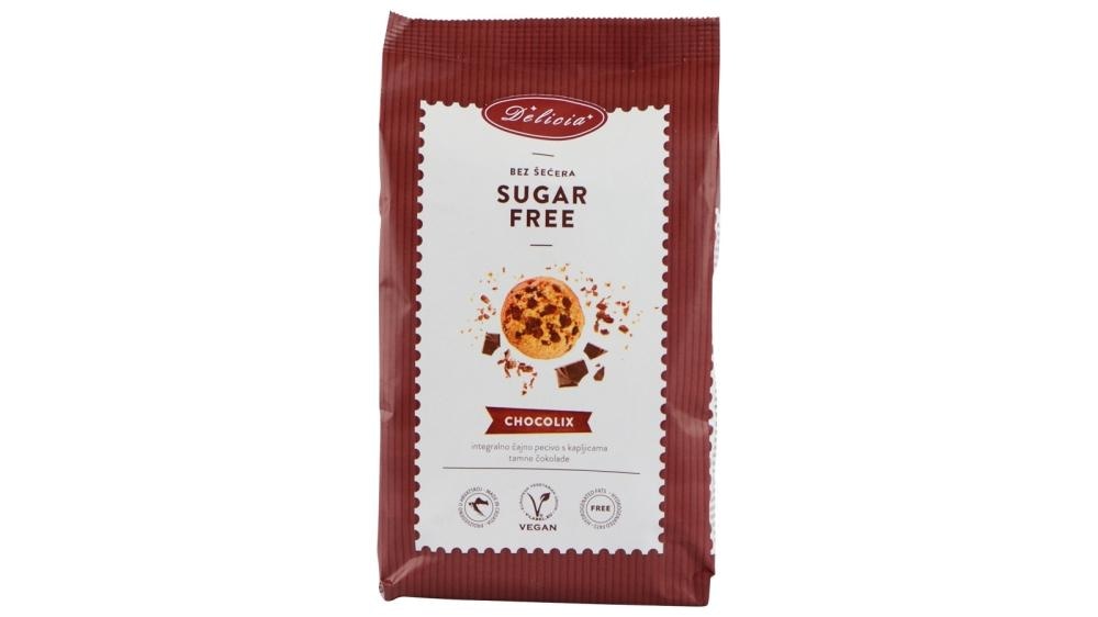 Delicia Chocolix integralno čajno pecivo 200 g Delicia