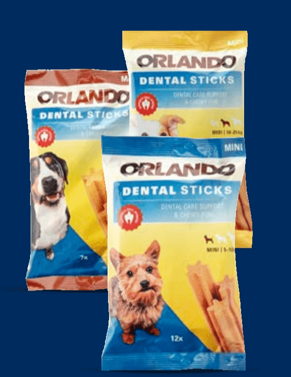 ORLANDO Štapići za dentalnu njegu pasa 270 g - Akcija u trgovini Lidl