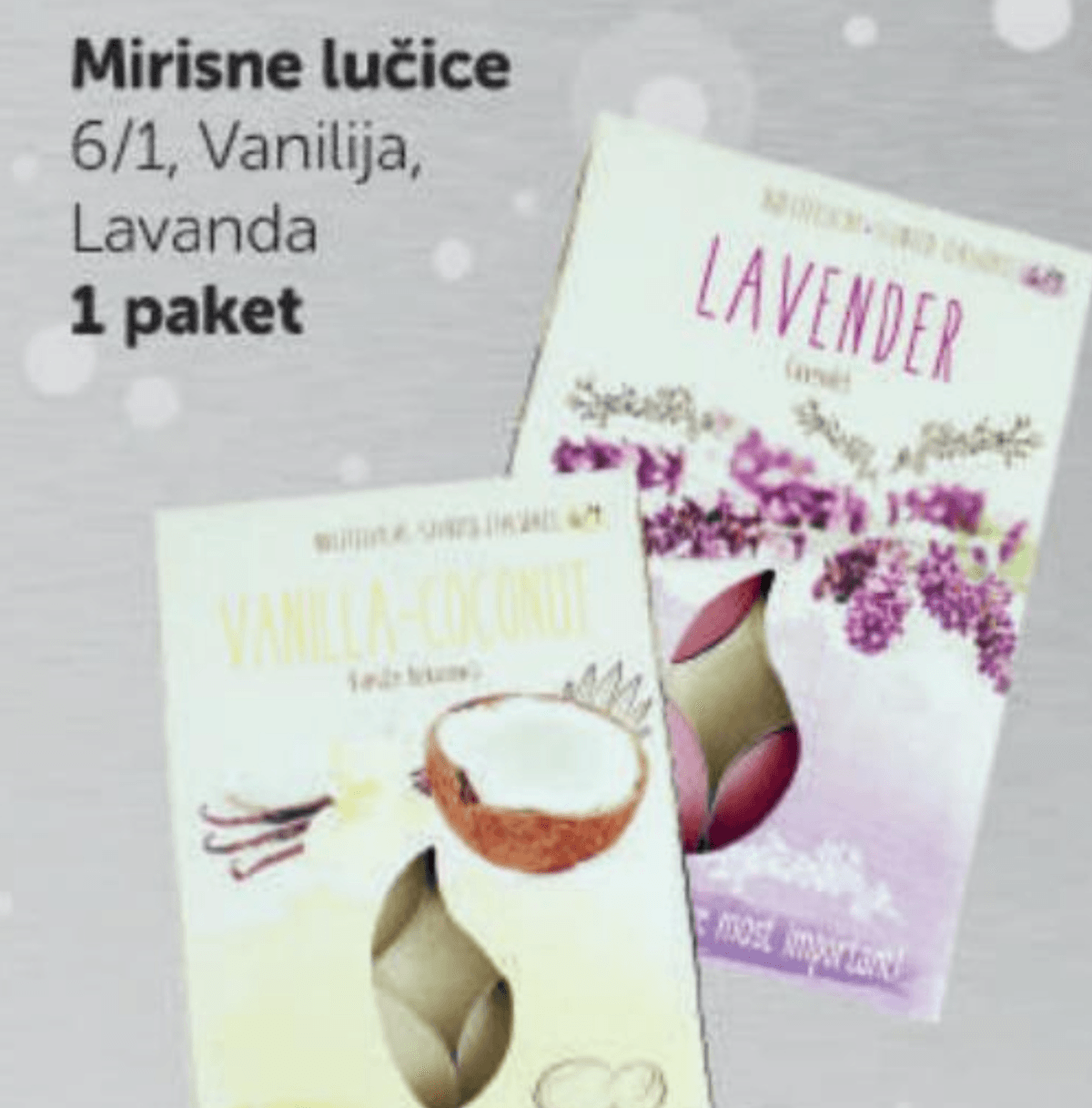 Mirisne lučice 1 paket - Akcija u trgovini Boso