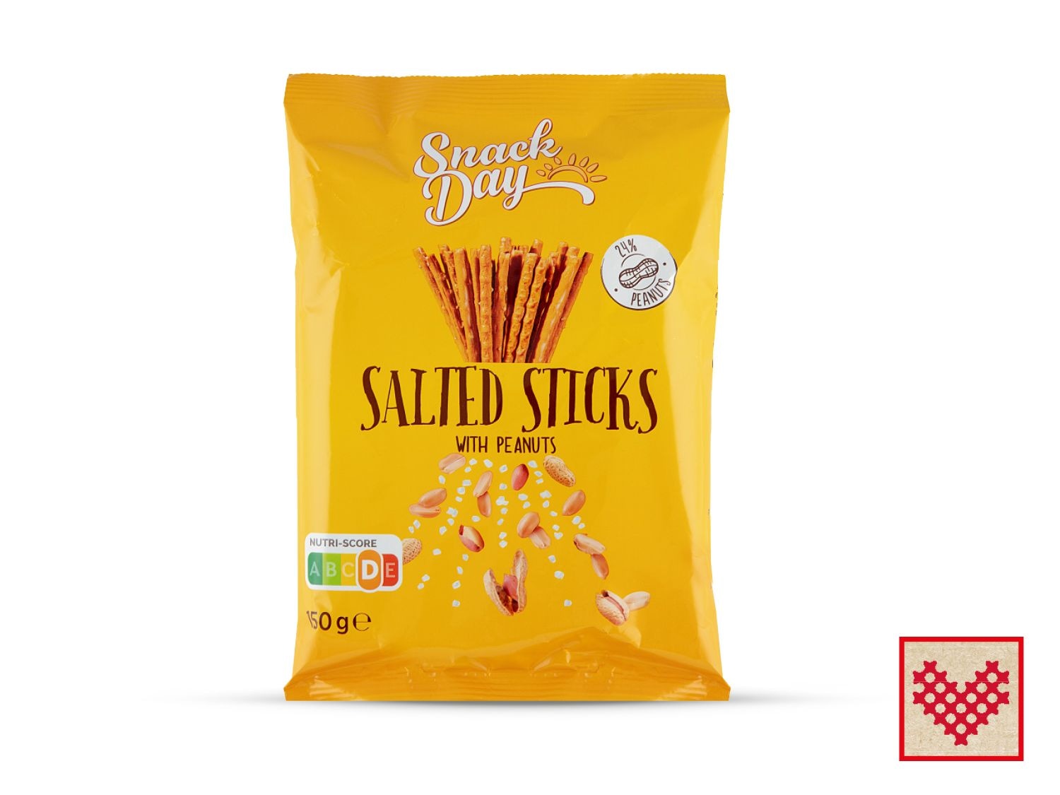 Snack Day Štapići s kikirikijem 150 g