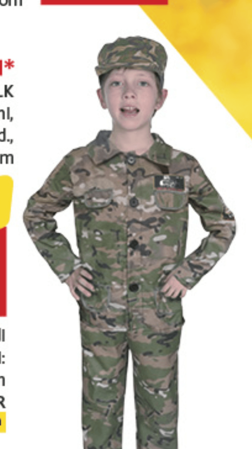 Kostim Vojnik 1 kom - Akcija u trgovini Konzum