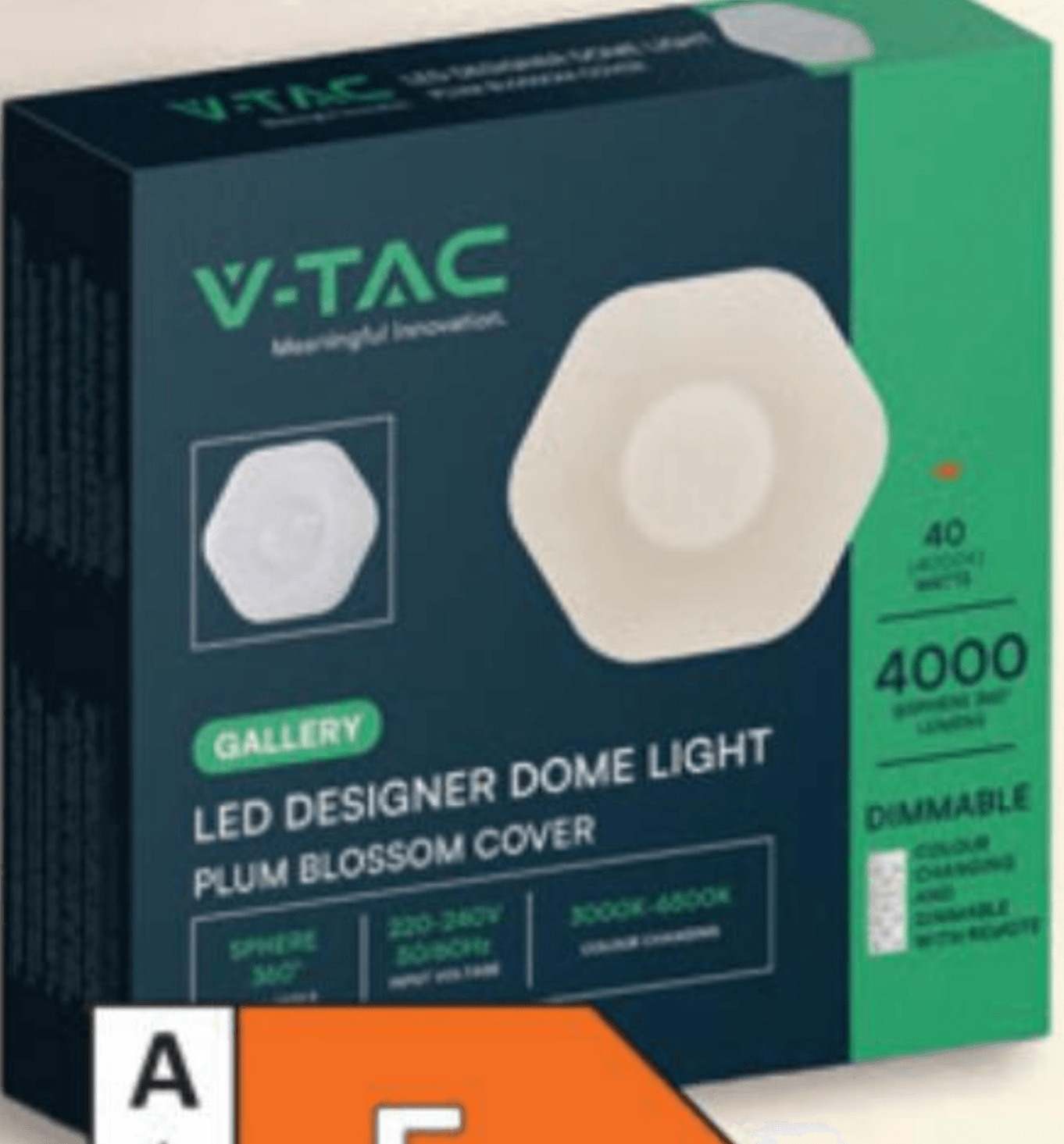 Lampa LED stropna s daljinskim UP. 3U1 DIMABILNA