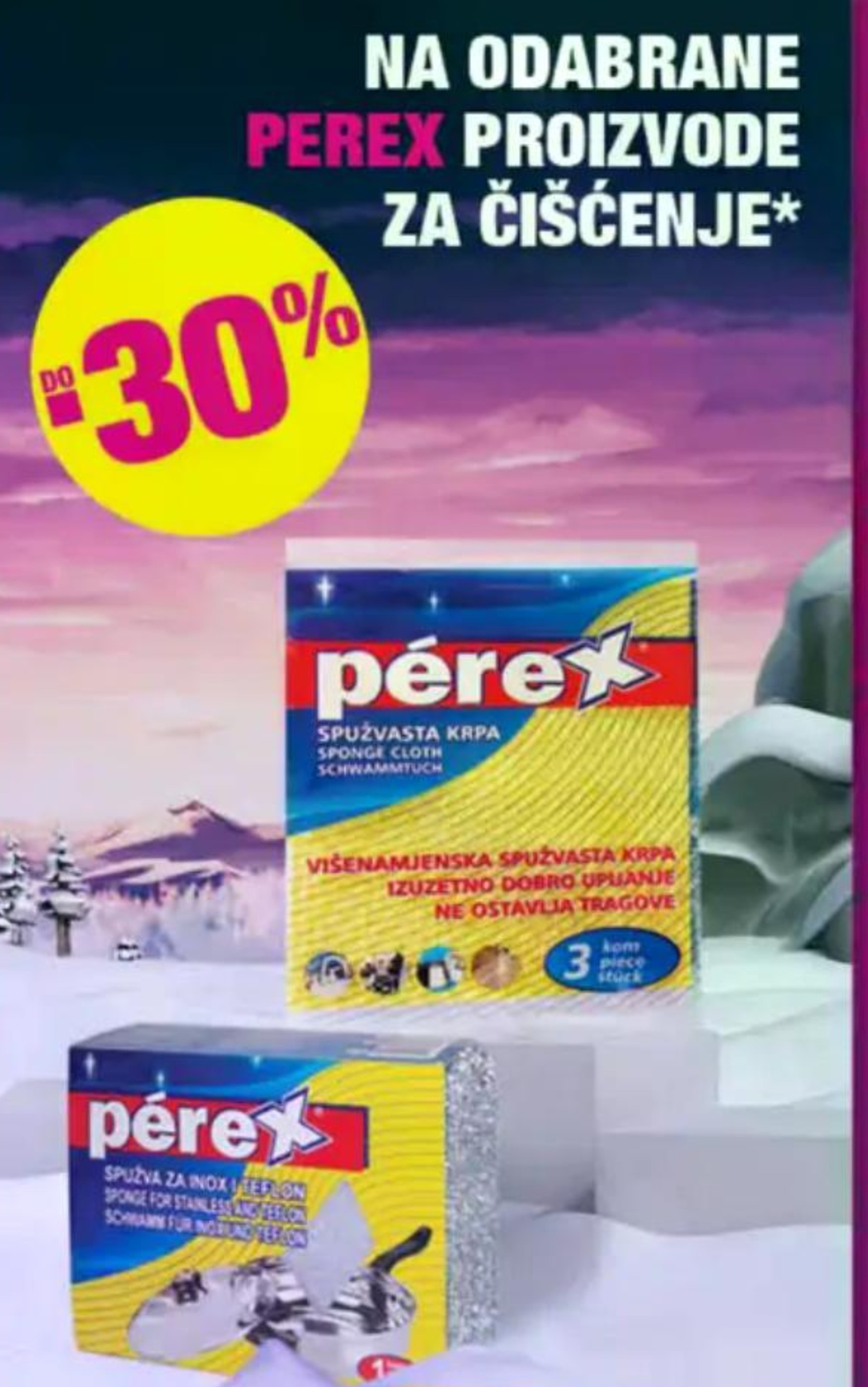 Odabrani Perex proizvodi za čišćenje