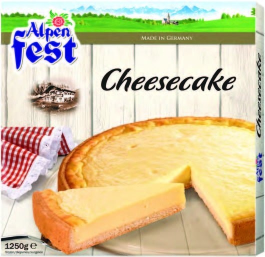 Cheesecake 1250 g - Akcija u trgovini Lidl
