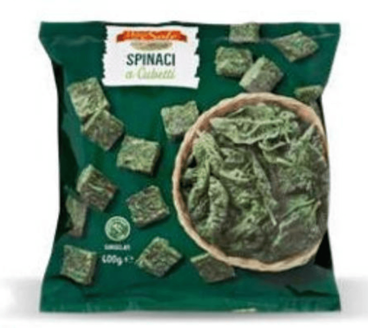 Špinat kocke 600 g - Akcija u trgovini Eurospin